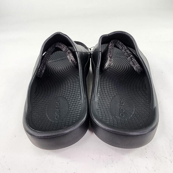 Oofos OOahh Mens Sport Flex Slide US 8 Black Recovery Sandals Shoes main image 11